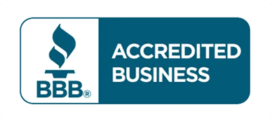 A bbb accredited business seal